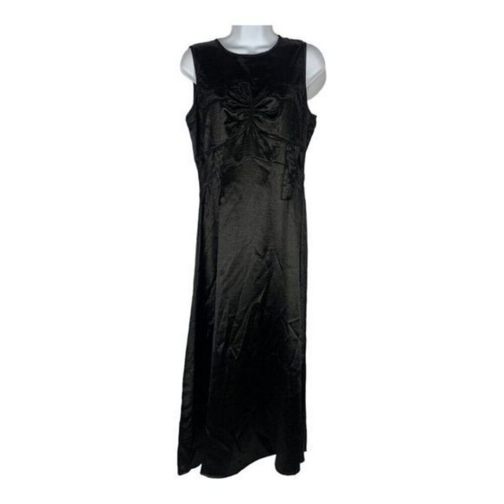 Walter Baker Black Sleeveless Maxi Dress Polyester Womens Size 4